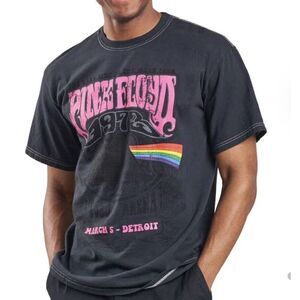 PINK FLOYD T Shirt XL The Dark Side of the Moon Tour 1987 Detroit Distressed NEW